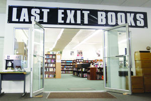 Last Exit Books opens at 10 a.m. during the week. The store carries books, CDs, records, DVDs and Blu-Rays. Photo by Jessica Yanesh.