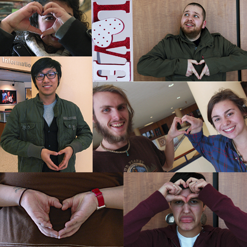 Kent State students have many opinions on how to celebrate Valentine’s Day and what the day means to them personally. Photos by Megann Galehouse.