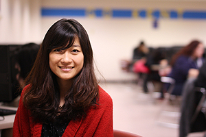 Xiaorui Rae Li, senior accounting major. Photo by Chelsae Ketchum.