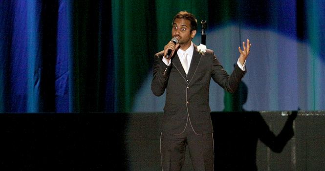 Comedian+Aziz+Ansari+performs+his+show+Buried+Alive+at+the+MAC+Center+on+April+12.+Photo+by+Brian+Smith.