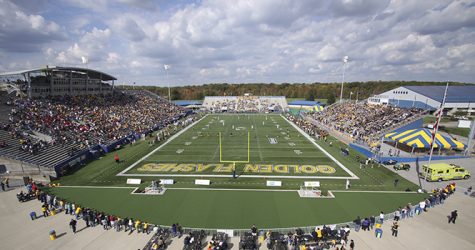 Dix Stadium on September 29, 2012 during Kents 45-43 win over Ball State. Photo by BRIAN SMITH.