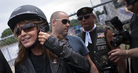 Former Alaska Gov. Sarah Palin attends the Rolling Thunder annual Memorial Day rememberance ride in Washington, D.C., Sunday, May 29, 2011. Photo courtesy of MCT Campus.