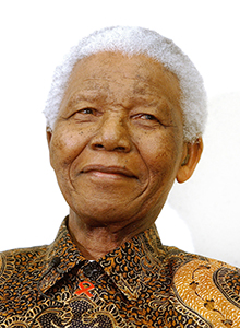 Nelson Mandela, former president of South Africa and recipient of the Nobel Peace Prize, delivers remarks at a program in Washington, D.C., in this file photo from May 16, 2005. Mandela died on Thursday, Dec. 5, 2013. (Olivier Douliery/Abaca Press/MCT)