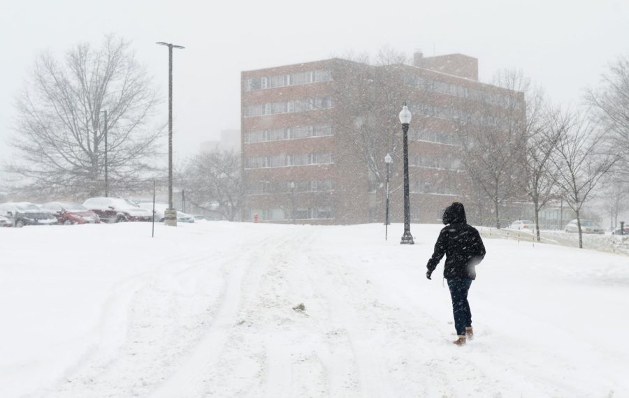Kent State experienced extreme cold and snowfall over the weekend with snow accumulating approximately five inches. Temperatures for the next few days are expected to plummet into the negatives.