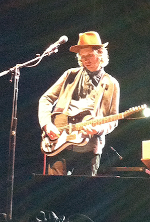 Beck performs at the 2012 Governors Ball.