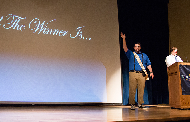 Junior+integrated+mathmatics+major+Andrew+Cappuzzello+won+first+place+at+the+second+annual+Nerd+Pageant%2C+April+21%2C+2014.+The+pageant+is+put+on+to+benefit+FLASHanthropy+and+is+sponsored+by+the+National+Society+of+Collegiate+Scholars.