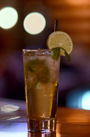 The Wild Honey Mojito is one of Bar 145's many original cocktails. The drink contains Wild Turkey American honey, simple syrup, lime juice, mint and Angry Orchard Cider.