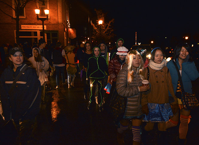The+streets+of+downtown+Kent+were+barely+passable+with+the+hundreds+of+Halloween+costumes+that+poured+in+and+around+the+bar+scene+during+Kents+Halloween+in+2013.