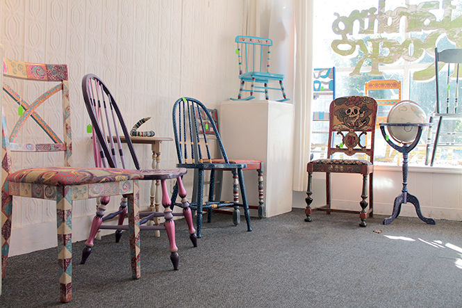 The+Upcycled%3A+A+Chair+is+A+Chair+is+A+Chair+exhibit+is+being+held+at+Standing+Rock+in+Downtown+Kent.