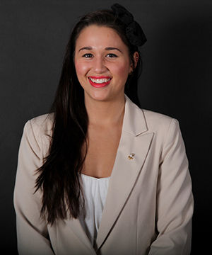 Junior applied communications major Megan Carrasco was elected as the senator-at-large for USG on Wednesday, Oct. 29, 2014.