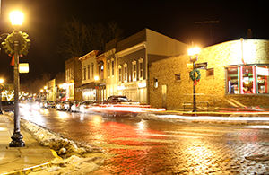 Franklin Avenue in downtown Kent is a popular place for people to go out to bars and restaurants on weekends.