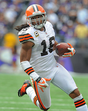 Josh Cribbs led the Golden Flashes from 2001 to 2004. He graduated with a degree in communication in 2010.
