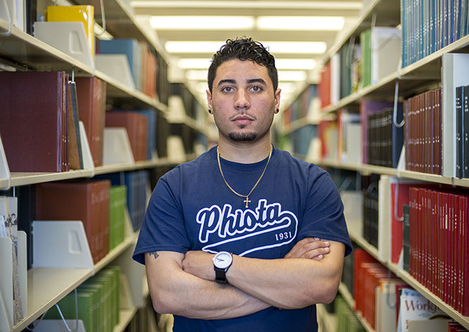 Senior technology major John Camargo, said his learning disability has made him unique and helped to improve his work ethic.