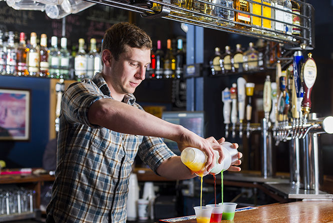 Mike Haney is a bartender at Water Street Tavern.
