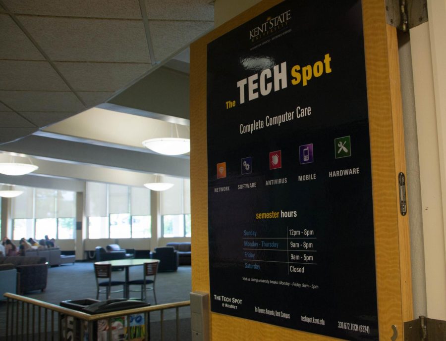One of the the Technology Help Desks are located in Tri-Towers.