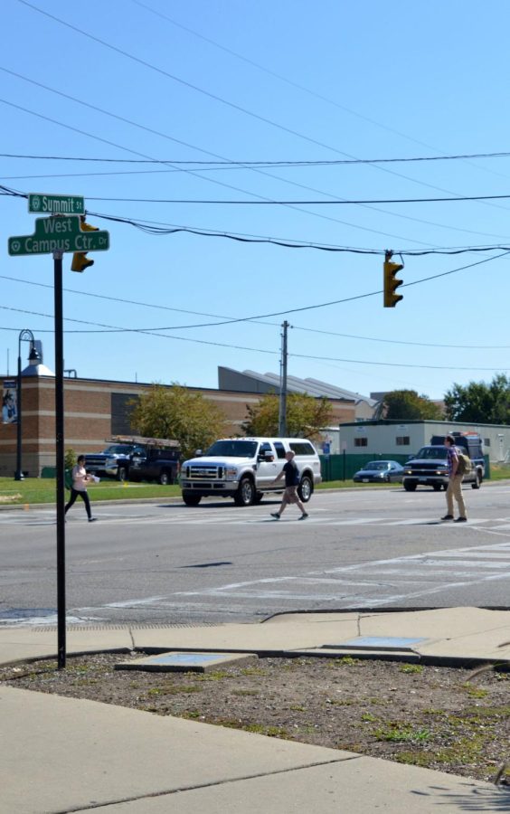 The intersection of Summit Street and West Campus Center Drive on Wednesday Sept 16, 2015.