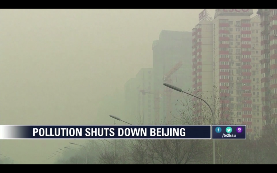 Smog levels reached ten times the World Health Organizations acceptable limit on Tuesday