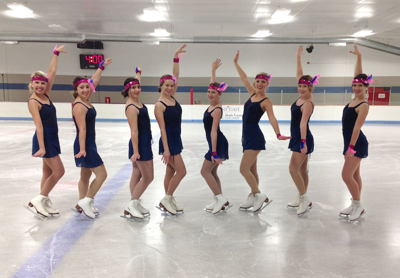 The figure skating club at the KSU Ice Arena on Nov. 14, 2015