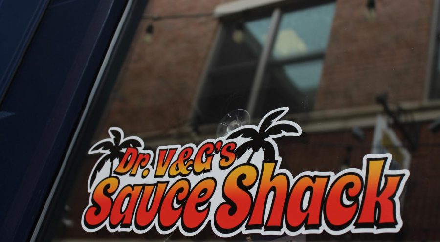 Dr. V & Gs Sauce Shack on Monday, April 18, 2016. The store specializes in barbecue, wing sauces and salsas.