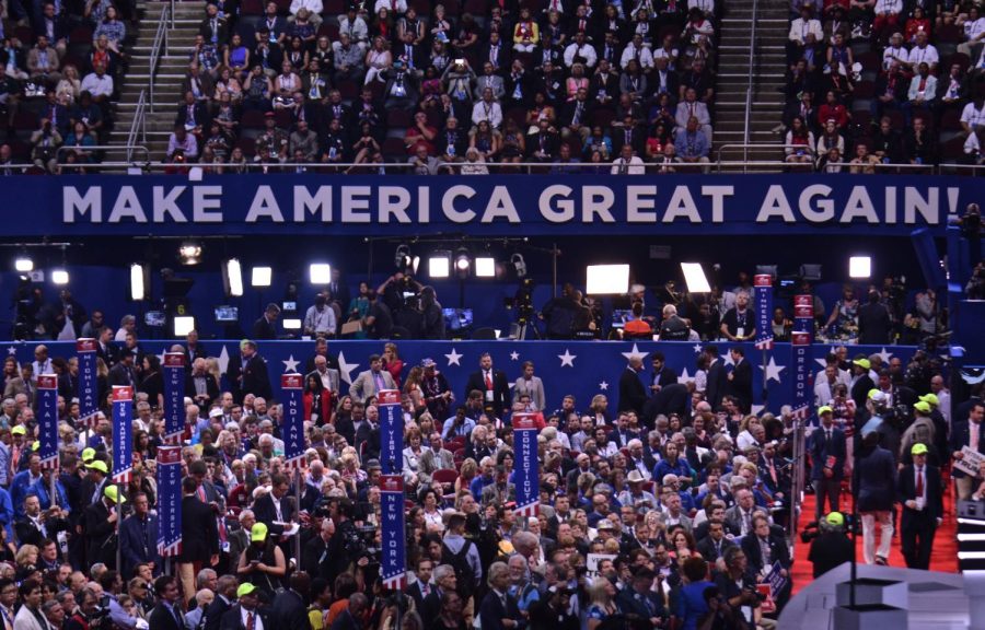 Republican+delegates+congregate+in+the+Quicken+Loans+Arena+for+the+first+day+of+the+2016+Republican+National+Convention+in+downtown+Cleveland+on+Monday%2C+July+18%2C+2016.%C2%A0