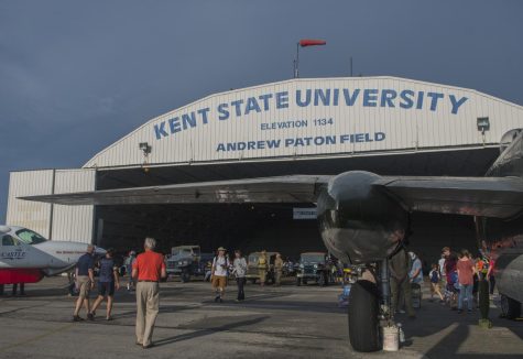 Hundreds of visitors attend the 20th Kent State University Aeronautics Fair Saturday Sept. 10, 2016.