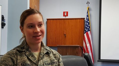 Captain Julie Kassner is an instructor for ROTC cadets.