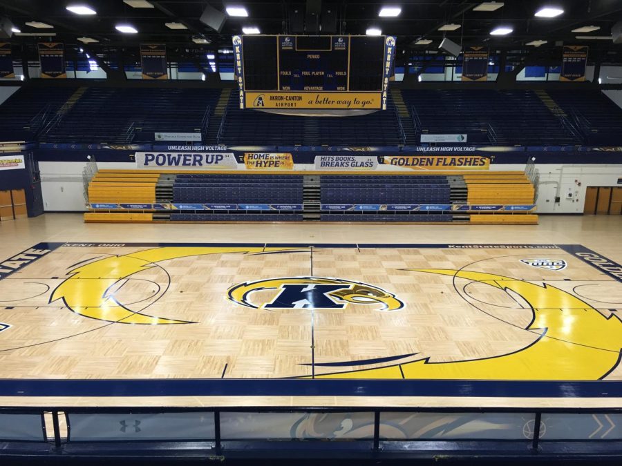 The+basketball+court+in+the+M.A.C.+Center+received+its+largest+renovation+since+2006.