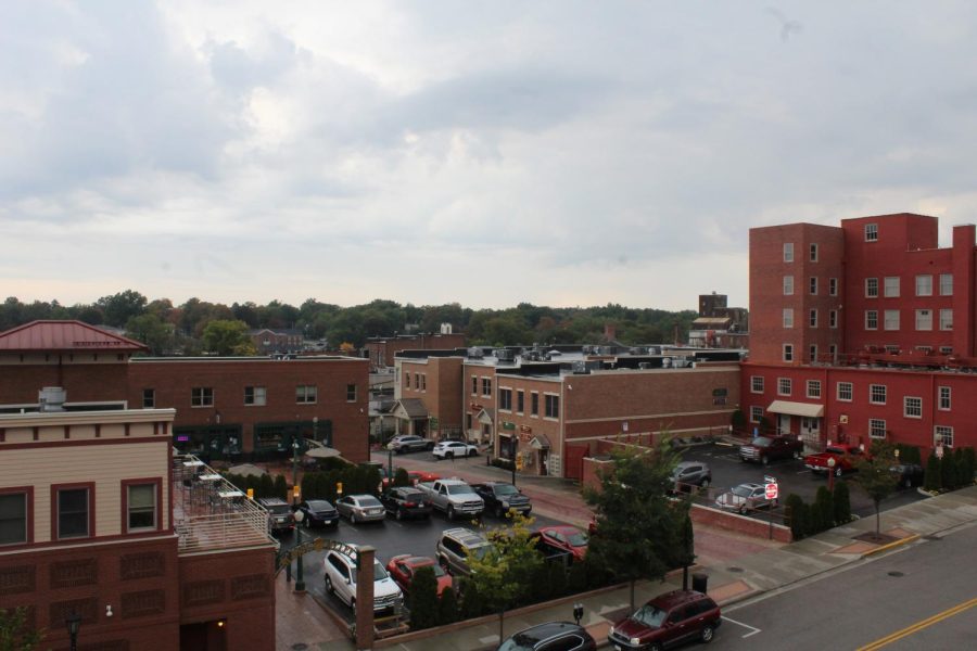View of downtown Kent.