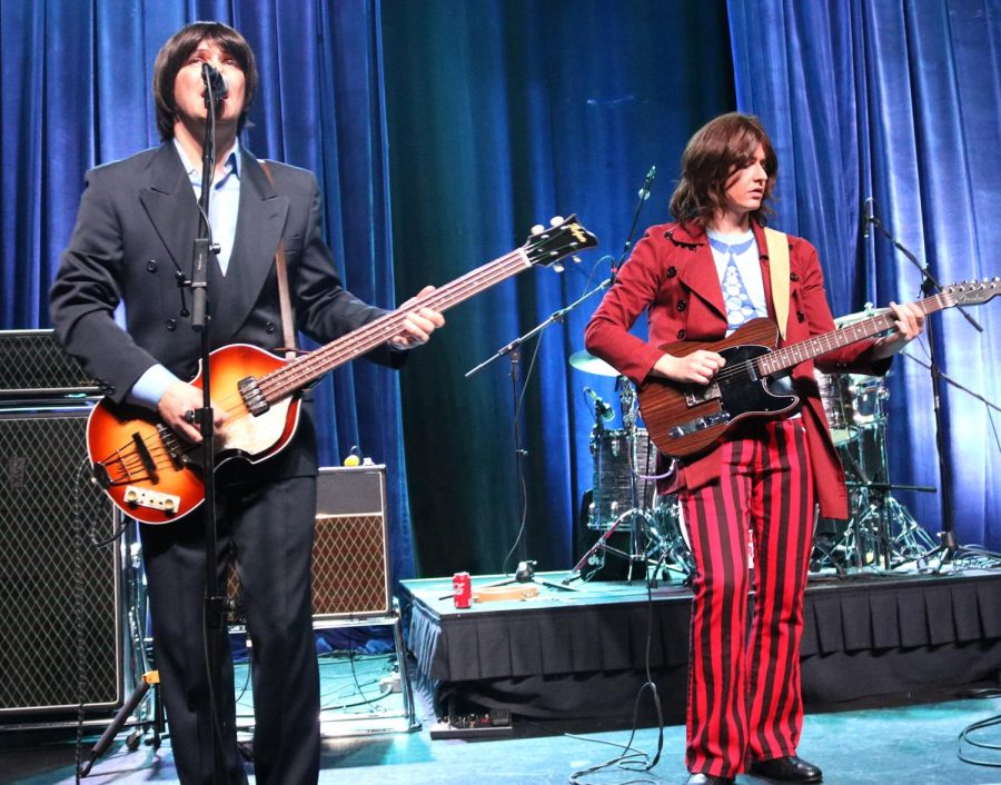 The Mersey Beatles perform “Get Back” at The Kent Stage on Saturday, Oct. 21, 2017.