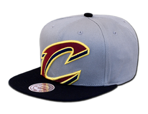The Cavaliers Mitchell & Ness hat that will be included in the first Sports Crate box.