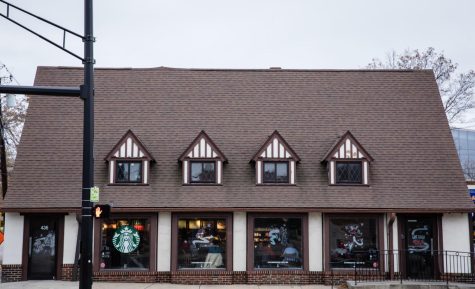 Starbucks on East Main Street in Kent Wednesday, Nov. 15, 2017. Kent State administrators announced they will preserve the building after original plans to knock it down.