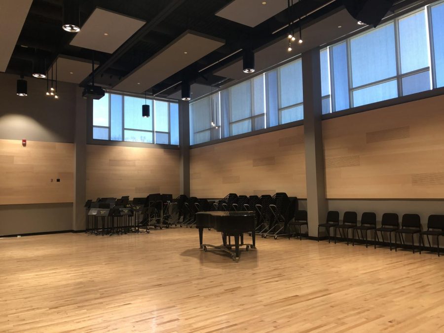 The Concert Band Room at Kent Stark on Thursday.