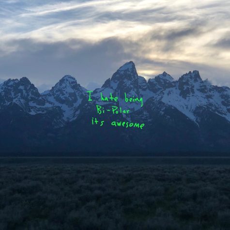 Yikes is featured on the album Ye. Cover art courtesy of G.O.O.D Music. 