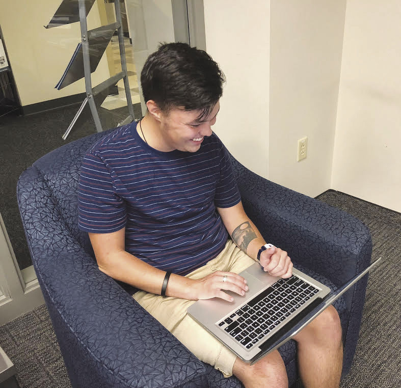 Liam Joy, a senior digital media production major, is one of many Kent State students who are able to use their preferred names under the new system on FlashLine. 
