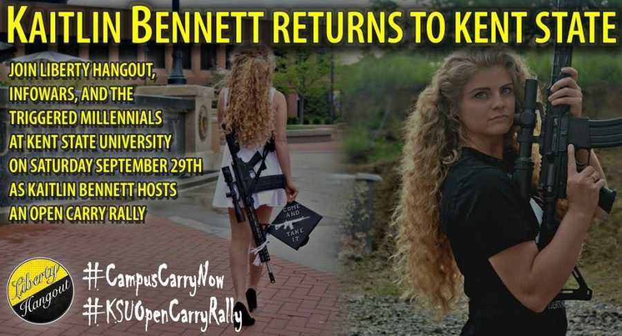 A+banner+used+on+Facebook+to+promote+an+open-carry+rally+hosted+by+Kaitlin+Bennett%2C+a+Kent+State+alumna+known+for+her+graduation+photo+with+an+AR-10.