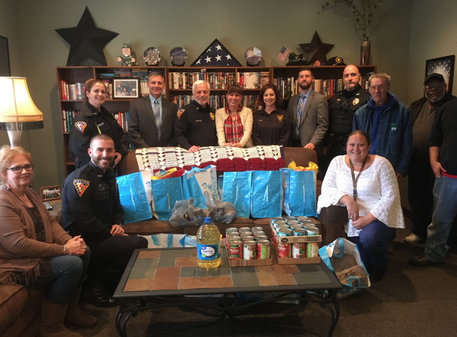 The Kent State Police Department donated goods to the Freedom House, located in Kent. The Freedom House is a known resource for male veterans that need a place to stay while they get back on their feet.