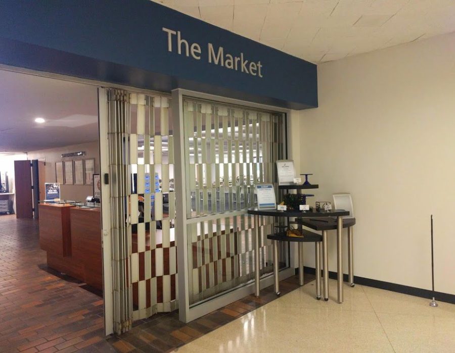 The Market dining hall, on the second floor of the Student Center, will close in Fall 2020.