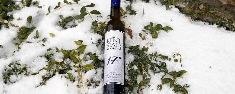 Kent State Ashtabula and Laurello Vineyards new ice wine, 17°.