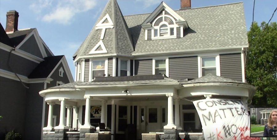 Kent States Delta Tau Delta fraternity house on East Main Street.
