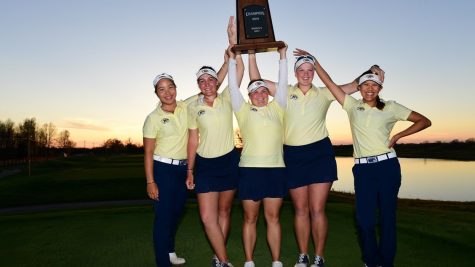 Womens golf team wins the 2018 - 2019 MAC Championship.  They have won every MAC Championship since 1999.