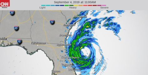 Current radar image of Hurricane Dorian on Wednesday, Saturday 4, 2019 as of 11:01 am ET