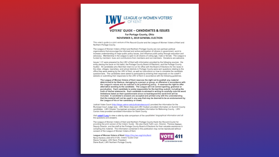 League of Women Voters informs citizens before Election Day