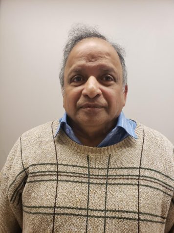 Srinivasan Vijayaraghavan, professor of biological studies, involved in contraceptive research.