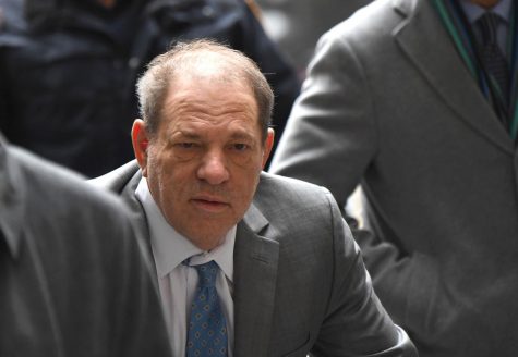Harvey Weinstein arrives at the Manhattan Criminal Court, on February 18, 2020 in New York City. - Jurors will begin deliberating the fate of ex-Hollywood titan Harvey Weinstein on Tuesday in his high-profile sex crimes trial that marked a watershed moment in the #MeToo movement. The disgraced movie mogul, 67, faces life in prison if the jury of seven men and five women convict him of predatory sexual assault charges in New York.More than 80 women have accused Weinstein of sexual misconduct since allegations against him ignited the #MeToo global reckoning against men abusing positions of power in October 2017. (Photo by Johannes EISELE / AFP) (Photo by JOHANNES EISELE/AFP via Getty Images)