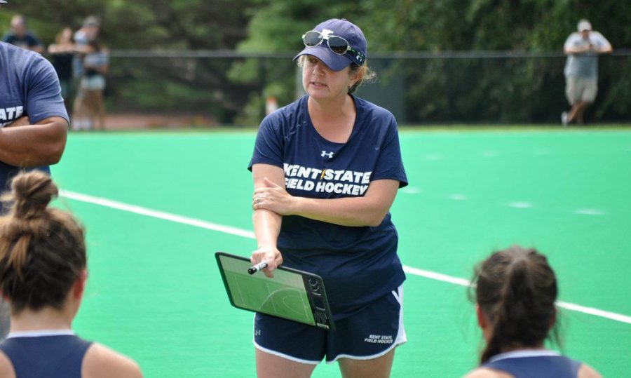 Former Kent State Field Hockey Coach Kathleen Wiler sued the university in federal court Tuesday.