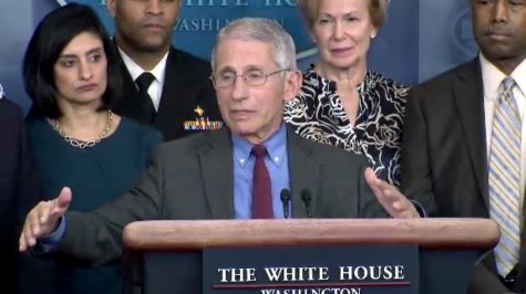 Dr. Anthony Fauci, director of the National Institute of Allergy and Infectious Diseases, speaks during a briefing on coronavirus in the Brady press briefing room at the White House, Saturday, March 14, 2020, in Washington. (CNN)