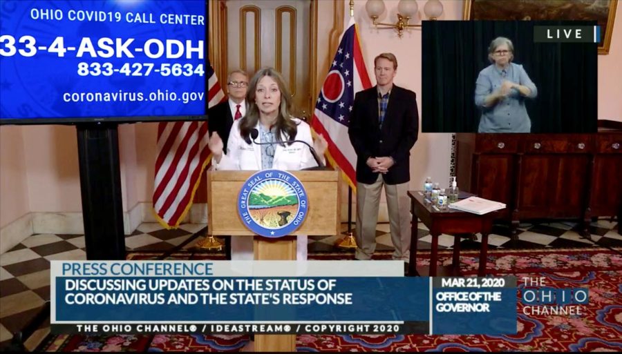 Ohio+Department+of+Health+Director+Amy+Acton+speaks+during+Gov.+Mike+DeWines+daily+press+briefing+in+Columbus+on+March+20%2C+2020.+Acton+issued+a+stay+at+home+order+for+the+state%2C+effective+Monday+at+11%3A59+p.m.