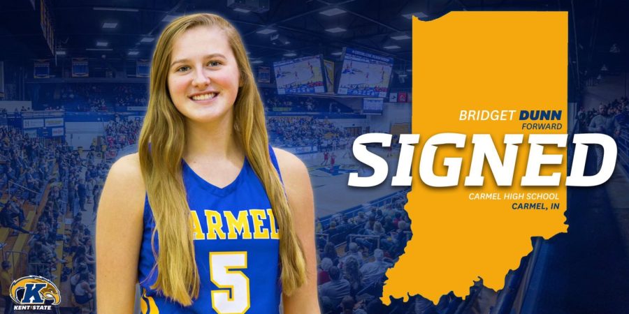 Bridget Dunn signed with Kent State womens basketball from Carmel High School in Carmel, Indiana. Nov. 12, 2020.