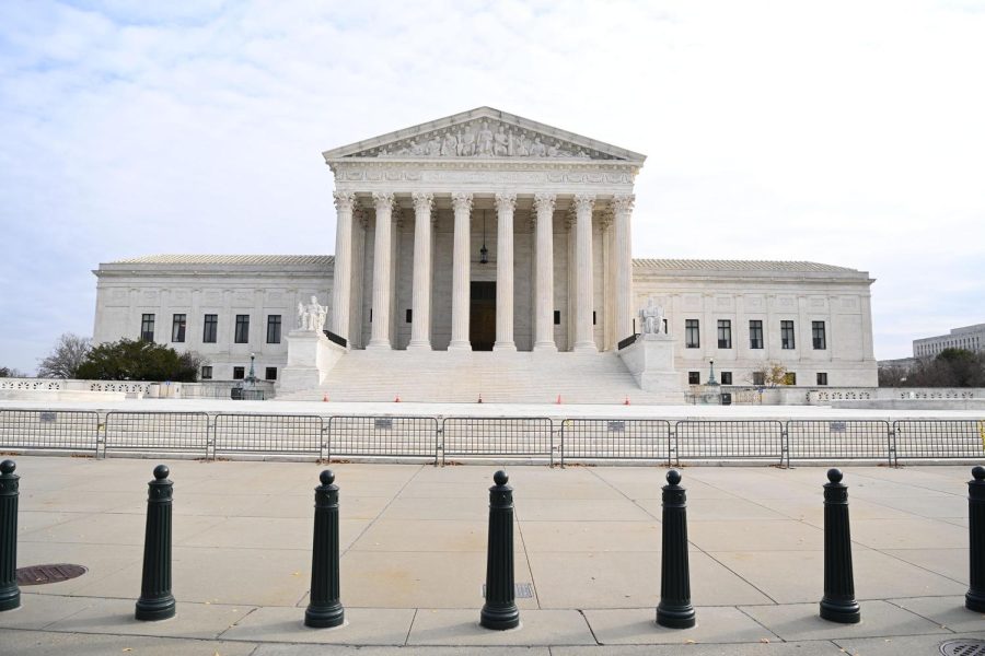 The US Supreme Court is seen in Washington,DC on December 7, 2020. - The US Supreme Court will hear Monday a case involving an important medieval art collection that Nazi Germany acquired from Jewish dealers. 