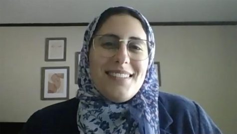 Tasnim Al-Naimi, a Jordanian Ph.D. international student studying translation, is enrolled in all-remote courses from home. She didn’t know if she would continue her education when the pandemic began, but after receiving a scholarship she is able to finish.